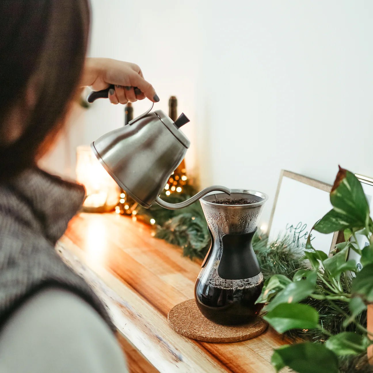 Coffee Dripper: GROSCHE Austin Pour Over Coffee Maker - Black