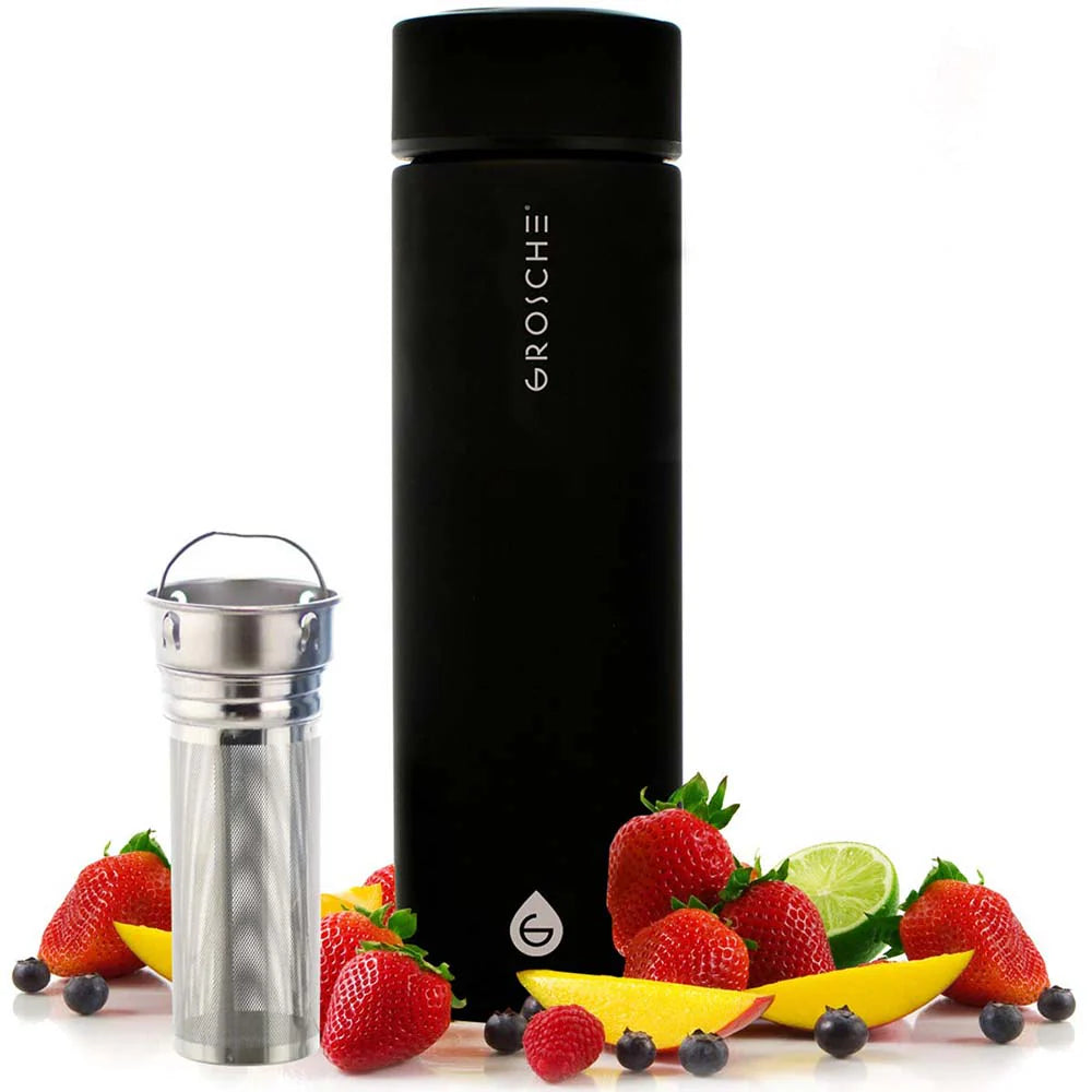 Grosche Chicago Travel Tea Infuser Bottle