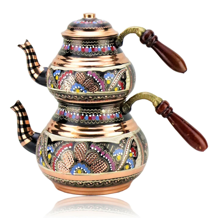 Handmade Turkish Coffee Pot 18/10 Stainless Steel, Stove Top Tea