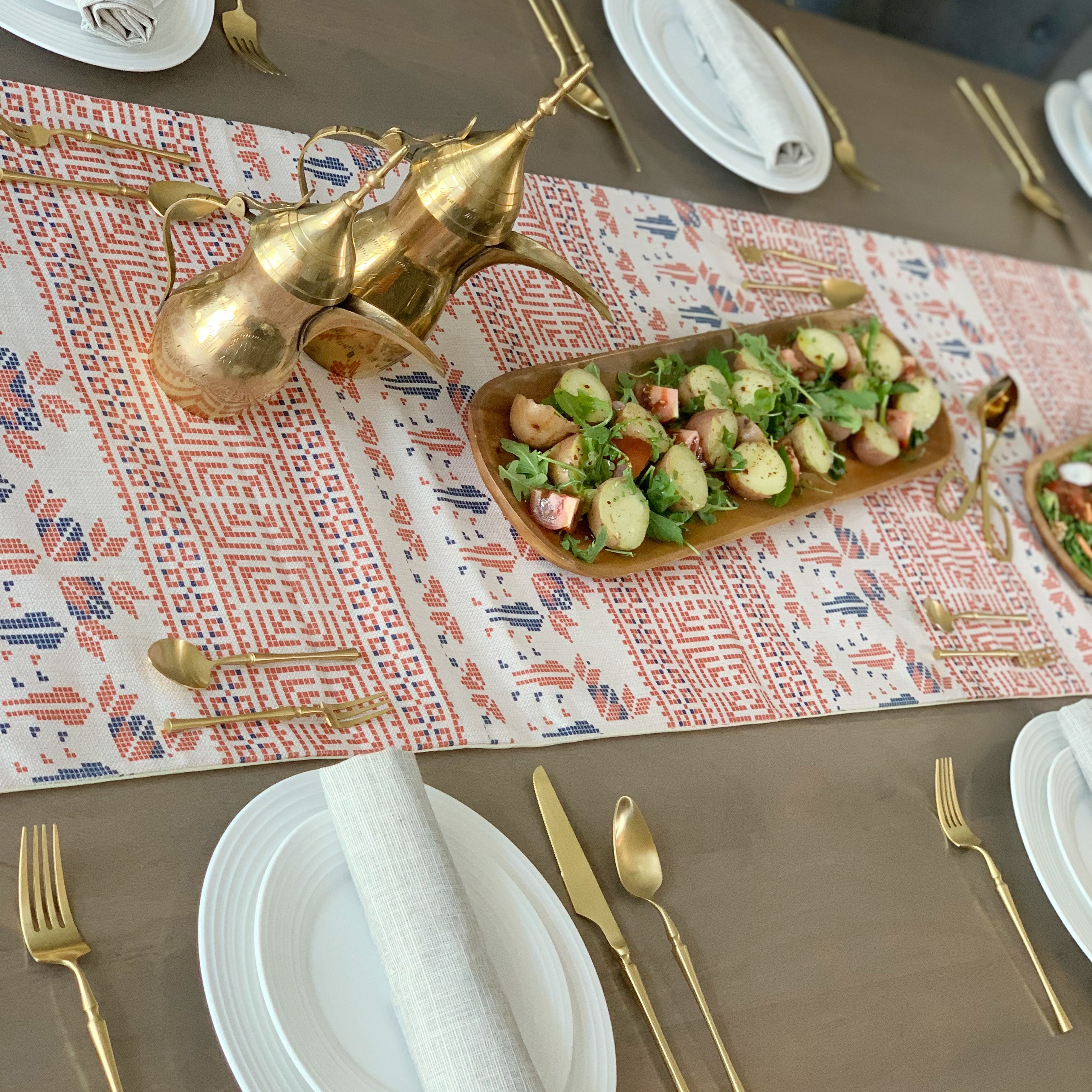 Tatreez Table Runner