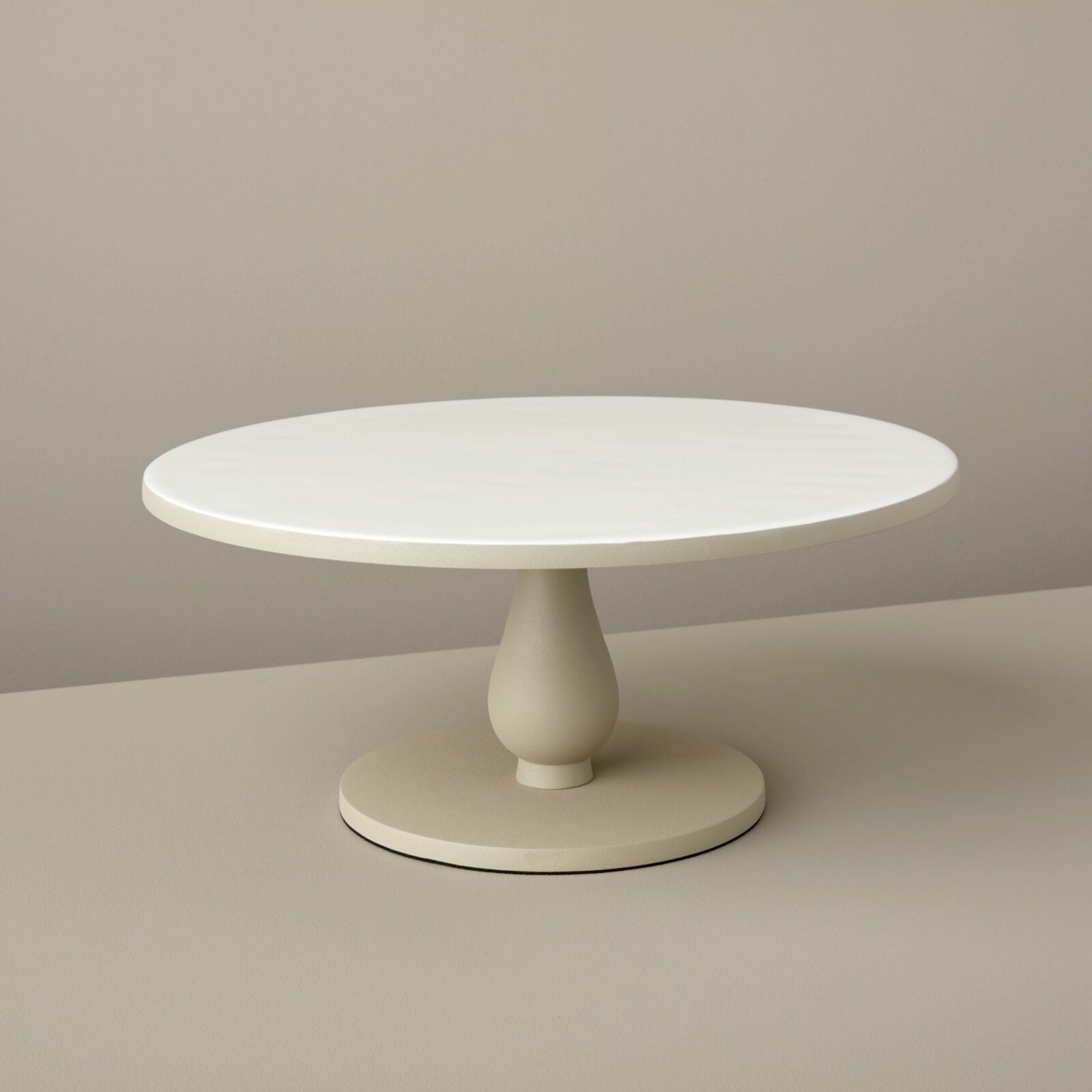 Alto Cake Stand in Dove - 12" - Tea + Linen