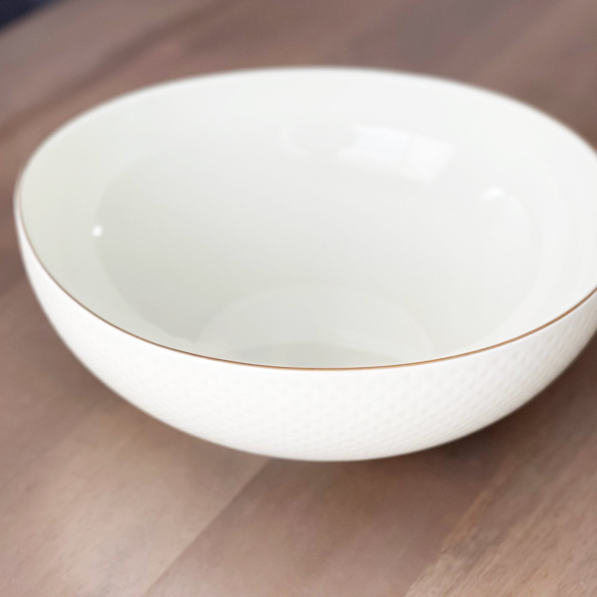 Camille Bone China Large Serving Bowl - Tea + Linen