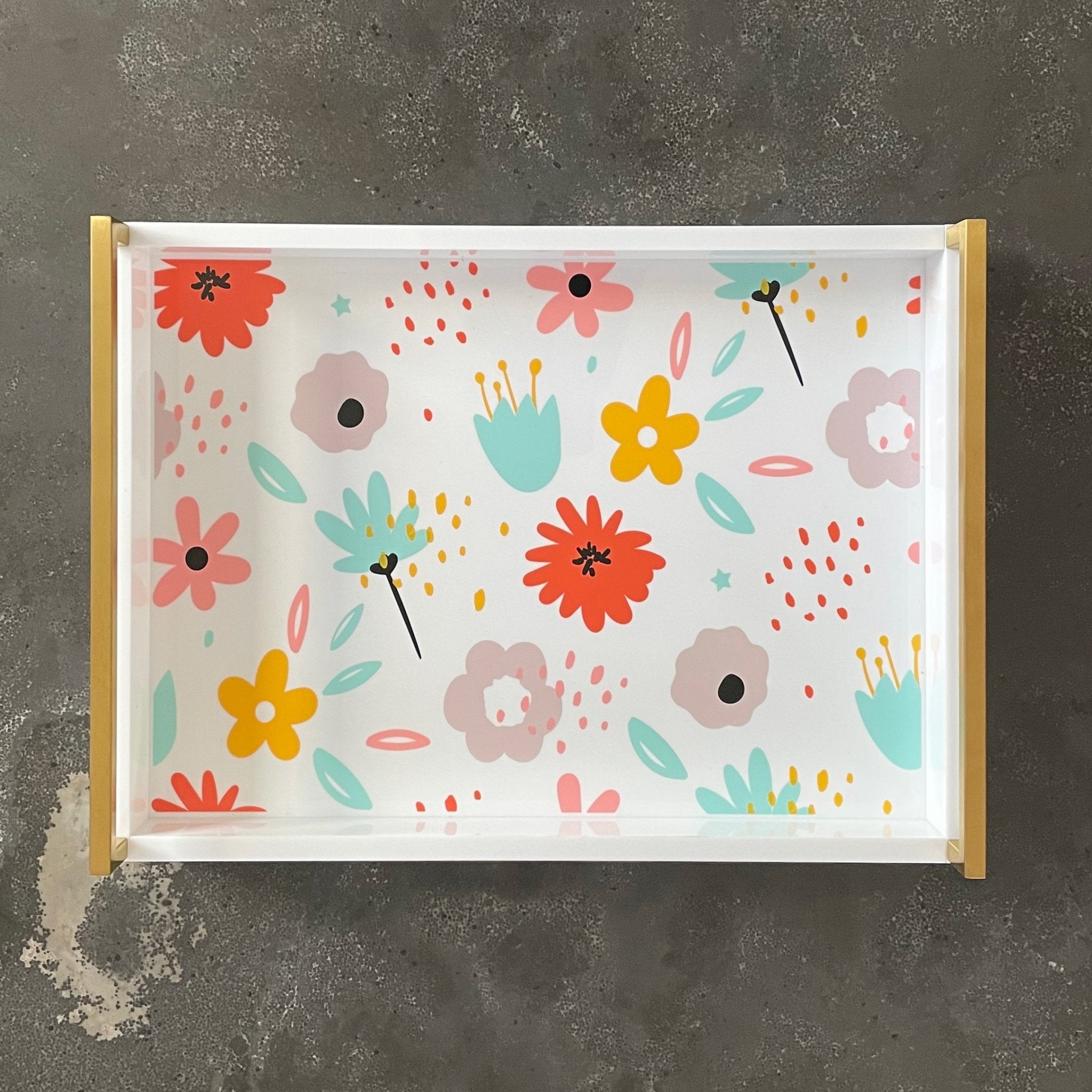 Fiona Acrylic Tray - Tea + Linen