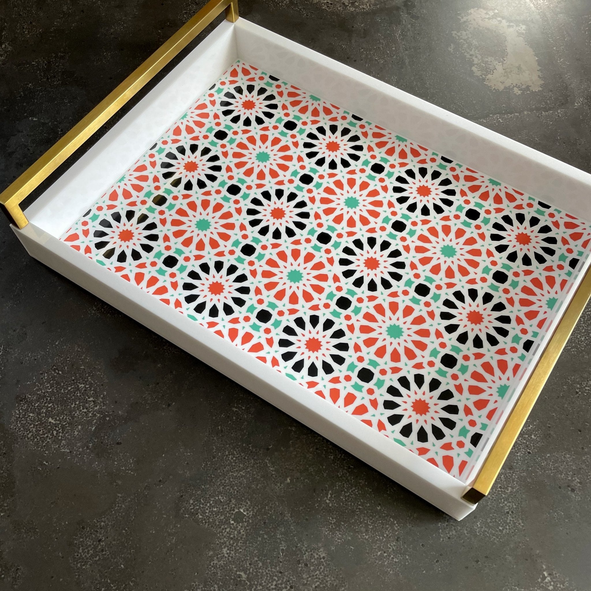 Alhambra Acrylic Tray – Tea + Linen